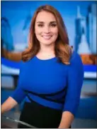  ??  ?? Meteorolog­ist Monica Cryan, of Media, is one of the sparks behind the news at PHL17.