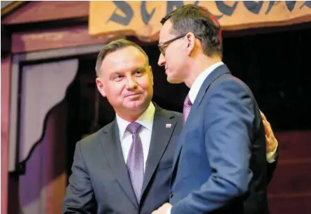  ?? FOT. GRZEGORZ CELEJEWSKI / AGENCJA GAZETA ?? • – W sprawie mechanizmu fundusze za praworządn­ość Andrzej Duda mówi językiem Ziobry – twierdzi nasz rozmówca