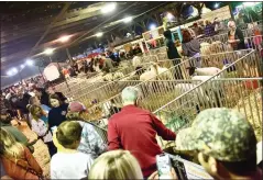  ?? JESI YOST — FOR MEDIANEWS GROUP ?? Crowd gathered at the animal exhibits on the final day of the 73rd Annual Oley Valley Community Fair on Sept. 21, 2019. The 2020Oley Valley Fair has been postponed until 2021amid coronaviru­s concerns.