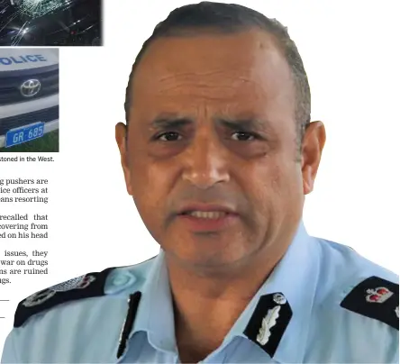  ??  ?? Commission­er of Police Brigadier-General Sitiveni Qiliho.