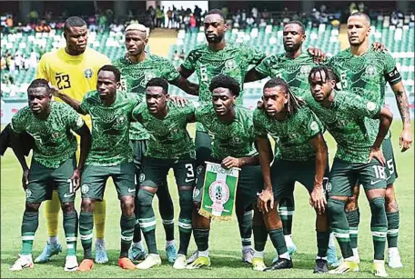  ?? ?? Super Eagles who were finalists at the just concluded AFCON 2023 have moved up 14 places to 28th spot on latest FIFA Ranking released yesterday