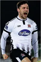  ??  ?? Second coming: Dundalk forward Patrick Hoban