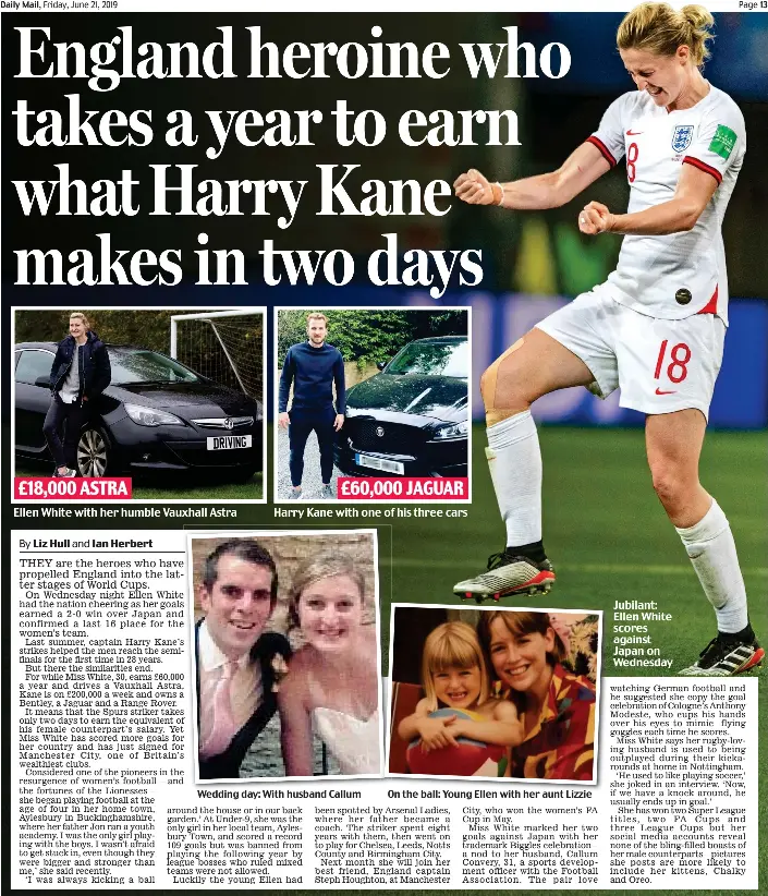 england heroine who takes a year to earn what harry kane makes in two days pressreader