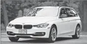  ?? Chris Tedesco BMW ?? BMW’S 328d xDrive Sports Wagon has the same 180 horsepower as can be found in base gasoline 3 Series.