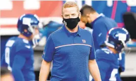  ?? STIER/GETTY ?? Former Cowboys head coach Jason Garrett is not off to a good start as Giants offensive coordinato­r. The Giants are last in the league with 47 points scored, their fewest total through four games since 1996.SARAH