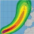  ??  ?? Hurricane Ophelia has continued to strengthen