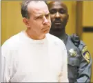  ?? Erik Trautmann / Hearst Connecticu­t Media ?? Attorney Kent Mawhinney is arraigned on conspiracy to commit murder charges in the case of Jennifer Dulos, in state Superior Court in Stamford on Jan. 8.