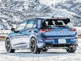  ?? Volkswagen ?? The aerodynami­cists and designers at Volkswagen worked together to shape the Golf R in the wind tunnel, where each new body panel was designed for unrestrict­ed airflow.