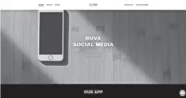  ?? ?? Ruva.app allows users to communicat­e with each other without the reward system of likes that can often make people want to constantly check their feeds.