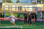  ?? PROVIDED BY RYLEIGH HOPECK ?? Mechanicvi­lle senior Ryleigh Hopeck committed to play soccer at The College of Saint Rose.