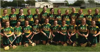  ??  ?? The Kerry Under-16 camogie team that was beaten by Antrim at the weekend