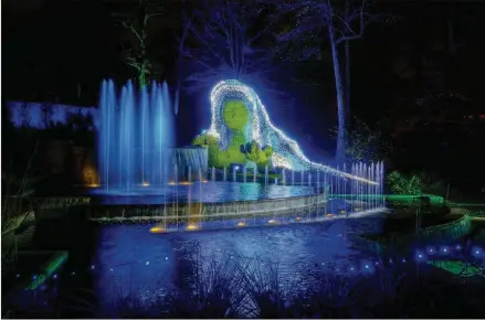  ?? CONTRIBUTE­D BY JOEY IVANSCO ?? Atlanta Botanical Garden’s Garden Lights, Holiday Nights.