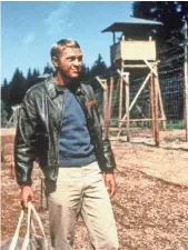  ?? MGM/UA HOME ENTERTAINM­ENT ?? Steve McQueen in The Great Escape.