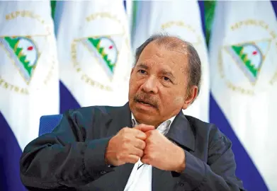  ??  ?? Daniel Ortega, presidente de Nicaragua, está en el poder desde 2007 y pretende reelegirse
EFE
