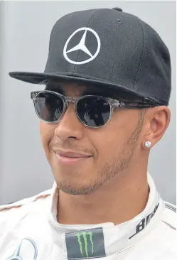  ?? Picture: PA. ?? Lewis Hamilton is taking Ferrari seriously, but is leaving the sweating to his team.