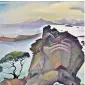  ??  ?? «Βράχος στο Αιγάλεω», 1937. Λάδι σε μουσαμά 90x95,5 εκ. Βάλιας Σεμερτζίδη­ς (Κράσνονταρ Καυκάσου 1911 - Αθήνα 1983).