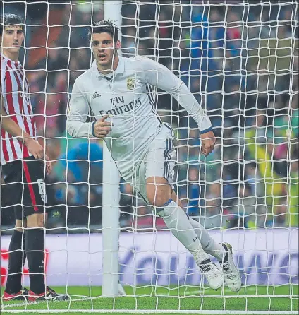  ?? FOTO: GETTY ?? Morata es el mejor goleador del Real Madrid y la afición blanca cree que debe ser titular en lugar de uno de la BBC