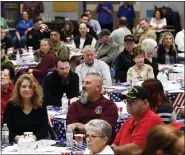  ?? BILL UHRICH - MEDIANEWS GROUP ?? Veterans and their families were guests during the Lorane Elementary School Veterans Day celebratio­n.