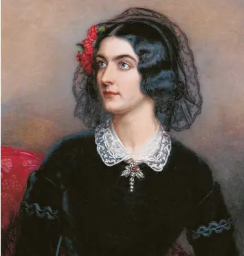  ?? Foto: Bayerische Schlösserv­erwaltung ?? Lola Montez, gemalt 1847 von Joseph Stieler.