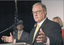  ?? Jose F. Moreno/Philadelph­ia Inquirer ?? Republican Scott Wagner is being criticized by Democrats for a speech that they say shows he’s unfit for public office.