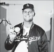  ?? Associated Press ?? DON DRYSDALE of the Dodgers pitched 582⁄
3 scoreless innings before he was scored on in July 1968.