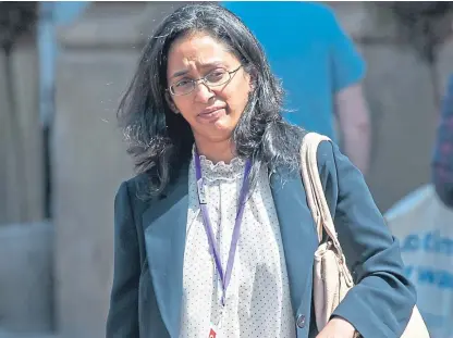  ??  ?? Dr Vaishnavy Laxman was cleared despite a botched delivery of a Dundee mother’s baby.