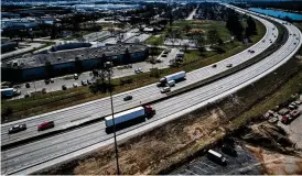  ?? NOELKER / JIM STAFF ?? The Ohio
Department of Transporta­tion will start a $47 million project on Sunday on Interstate 75, just south of the Dryden Road exit. The work will begin between exit 47 and the railroad overpass bridge just north of exit 50A.