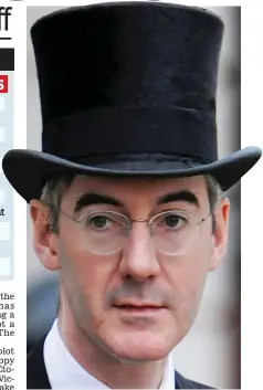  ??  ?? Lord of the manners: Jacob Rees-Mogg