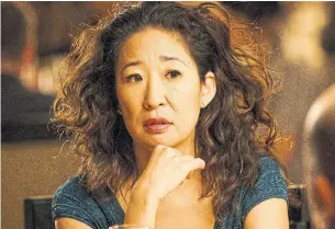  ?? NICK BRIGGS/BRAVO ?? Television veteran Sandra Oh is nominated for her lea d role in BBC’s Killing Eve.