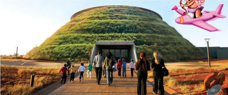  ??  ?? Maropeng, the official visitor centre of the Cradle of Humankind World Heritage Site and the Sterkfonte­in Caves is Gauteng’s only world heritage site.