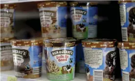  ??  ?? Ben & Jerry’s is encouragin­g fans to contact the FDA during a public consultati­on period on the use of CBD in food now through July. Photograph: Matt Dunham/AP