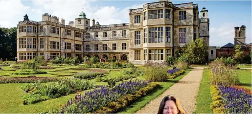  ?? ?? Palatial: Audley End and, inset, Ciar with Baxter