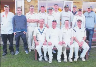  ??  ?? Above, Division 3 champions Wye. Below, Egerton who played Wingham in the Kent Village League on Sunday