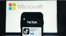  ?? Bloomberg ?? Political pressure: TikTok has become a flash point among rising US-China tensions in recent months. /