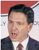  ?? ?? DeSantis: Seeks GOP nomination