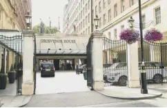  ??  ?? 0 Grosvenor House Hotel in Park Lane – £191,000 spend