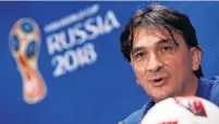  ?? PHOTO: REUTERS ?? Croatian calm . . . Croatia coach Zlatko Dalic speaks during a press conference at Luzhniki Stadium in Moscow yesterday.