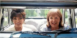  ??  ?? Joan and Pauline Collins are off on a big, awful adventure in The Time of Their Lives.