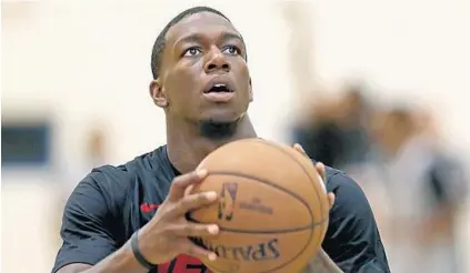  ?? DAVID SANTIAGO/MIAMI HERALD/TNS ?? Heat guard Kendrick Nunn vows an even more prepared approach next season.