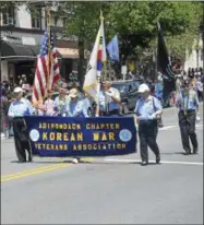  ??  ?? The Adirondack Chapter Veterans Associatio­n is shown.