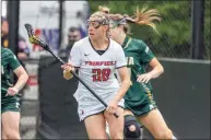  ?? Peter McLean / Fairfield University Athletics ?? Maggie Reynolds has helped lead the Fairfield women’s lacrosse team to the NCAA tournament.