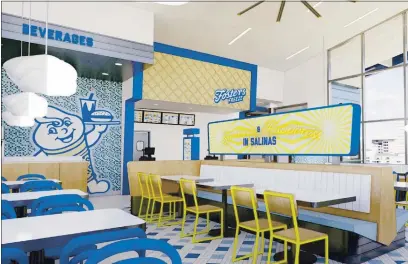  ?? COURTESY OF THE ABBOTT FAMILY ?? An artist’s rendering of the new Fosters Freeze restaurant coming to Salinas.