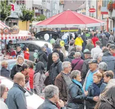  ?? FOTO: ARCHIV/THOMAS WARNACK ?? Die Riedlinger Gemeinscha­ftswerbung hofft auf viele Besucher am Sonntag.