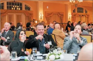  ?? SUBMITTED PHOTO ?? The Perkiomen Valley Chamber of Commerce will host its fourth annual PV Stars Awards Gala Feb. 15. In this file photo, attendees at last year’s event blow bubbles during the program.