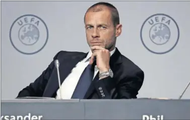  ??  ?? Aleksander Ceferin, presidente de la UEFA.