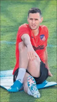  ??  ?? SIGUE. Kalinic, en una sesión del Atlético.