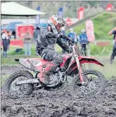  ?? XCA ?? Nicolás Merchán tuvo una carrera sin complicaci­ones y gracias a su ritmo recibió la bandera a cuadros en segundo lugar de la MX1 A. /