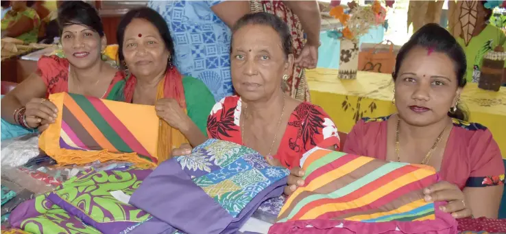  ?? Photo: Shratika Naidu ?? Women from Senitoa Mothers Club gathered for the handicraft show at the Friendly North Inn in Labasa yesterday.