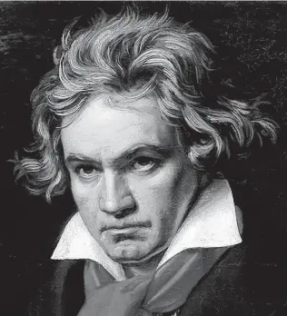  ?? Contribute­d photo ?? Did Ludwig van Beethoven really compose this newly discovered symphony?