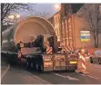  ??  ?? Der Tank soll auf dem Weg nach Mönchengla­dbach gewesen sein.